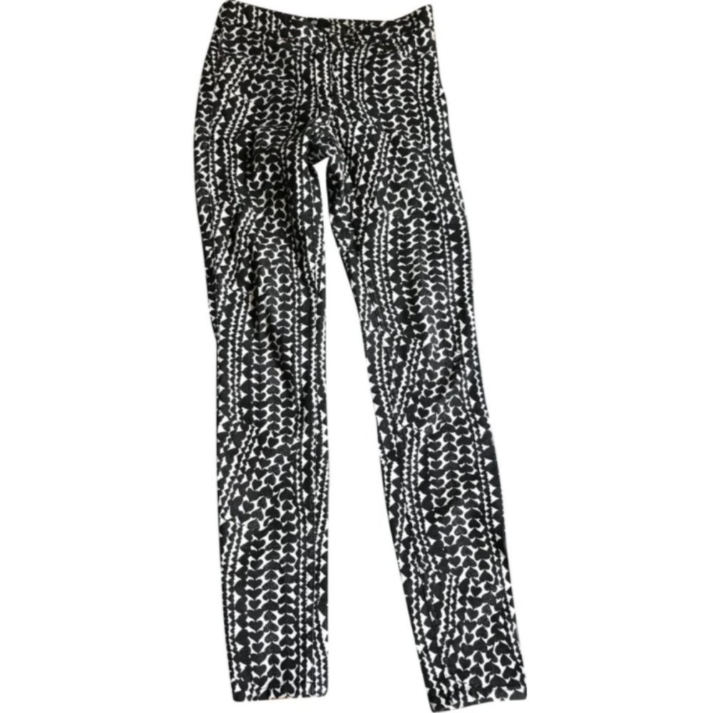 H&M 2 Black White Patterned Casual Jeggings Jeans